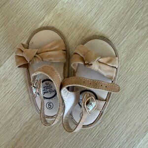 Little Love bug premium leather toddler sandals size 5